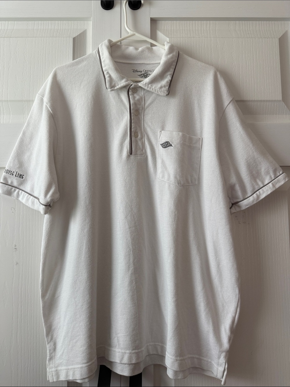Authentic Men’s  Vintage Disney Cruise Line (DCL) Polo Shirt Size Large ⚓️